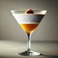 Чиа пудинг на кокосовом молоке и пюре манго для фуршета в Алматы, кейтеринг